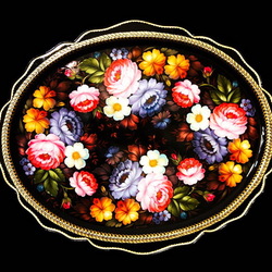 Пазл: Жостовский поднос