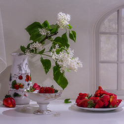 Пазл: Сиренево-клубничный аромат