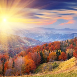 Пазл: Осень в горах     