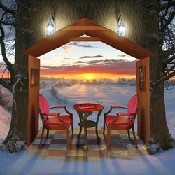 Пазл: Зимний вечер