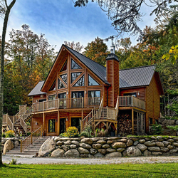 Пазл: Дом в лесу