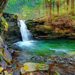 Пазл: Водопад     