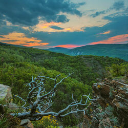 Пазл: Закат в горах