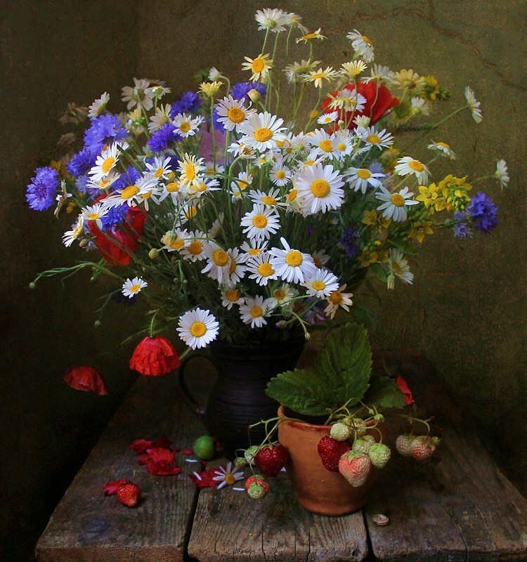 Пазл «Пахнет летом и земляникой» из 240 элементов | Собрать онлайн пазл ...