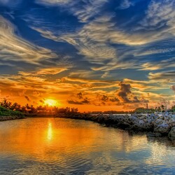 Пазл: Закат  