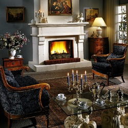 Пазл: Гостиная в английском стиле