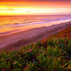Пазл: Закат над морем 