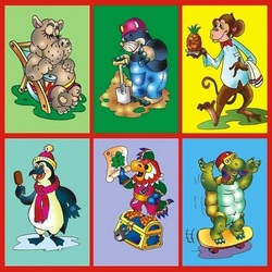 Пазл: Забавные животные