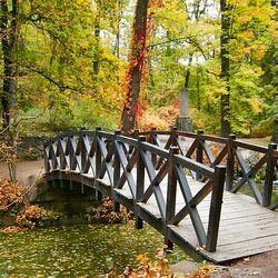 Пазл: Мост в старом парке
