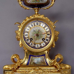 Пазл: Часы в фарфоре