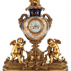 Пазл: Часы в фарфоре