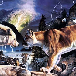 Пазл: Встреча врагов 