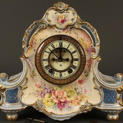 Пазл: Часы в фарфоре