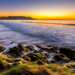 Пазл: Закат над морем  