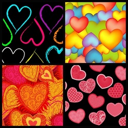 Пазл: Сердечки