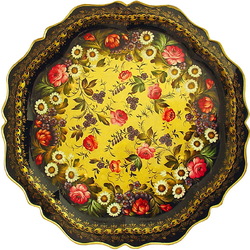 Пазл: Жостовский поднос