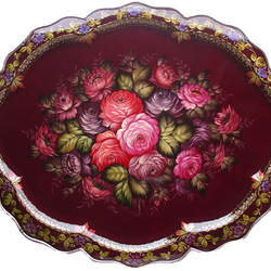 Пазл: Жостовский поднос