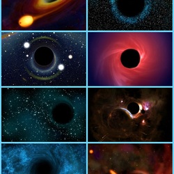 Пазл: Чёрные дыры