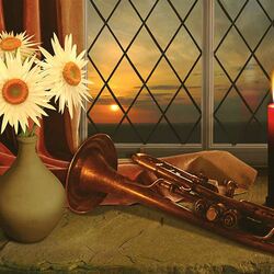 Пазл: На закате