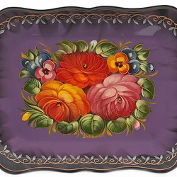 Пазл: Жостовский поднос