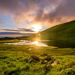 Пазл: Рассвет в Карпатах