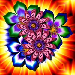 Пазл: Лепестки