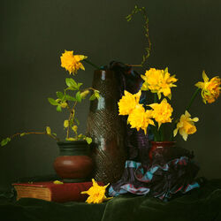 Пазл: Натюрморт с нарциссами
