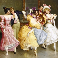 Пазл: Урок танцев