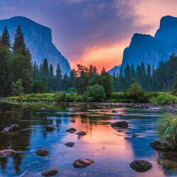 Пазл: Рассвет в горах   