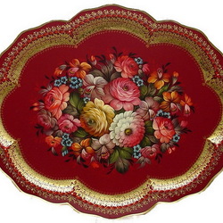 Пазл: Жостовский поднос