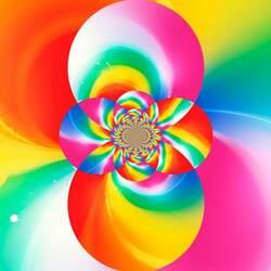 Пазл: Яркие круги