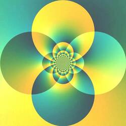 Пазл: Зелёные круги