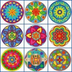 Пазл: Мандалы из песка