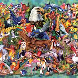 Пазл: Птичий базар 