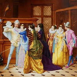 Пазл: Дамы и кавалеры