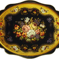 Пазл: Жостовский поднос