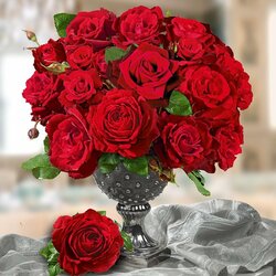 Пазл: Розы в саду моей души