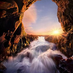 Пазл: Водопад