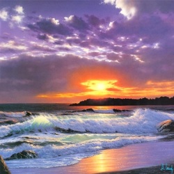 Пазл: Морской закат