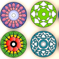 Пазл: Мандалы