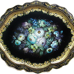 Пазл: Жостовский поднос