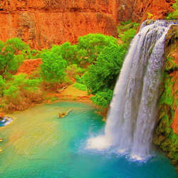 Пазл: Водопад 
