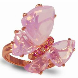 Пазл: Розовая бабочка