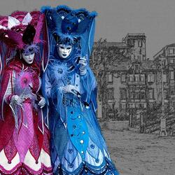 Пазл: Венецианские маски