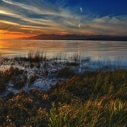 Пазл: Закат над морем  