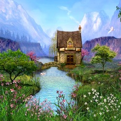 Пазл: Сказочный уголок