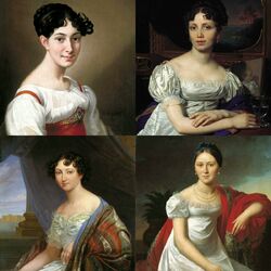 Пазл: Женский образ. Классики русской живописи