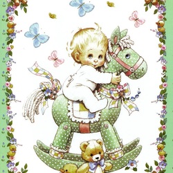 Пазл: На лошадке