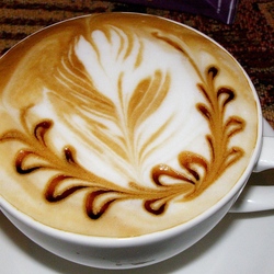 Пазл: Узоры на кофе