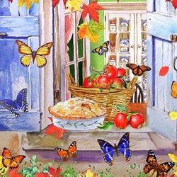 Пазл: Угощение для бабочек